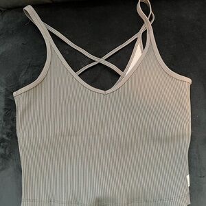 Vuori Ribbed Strappy Tank